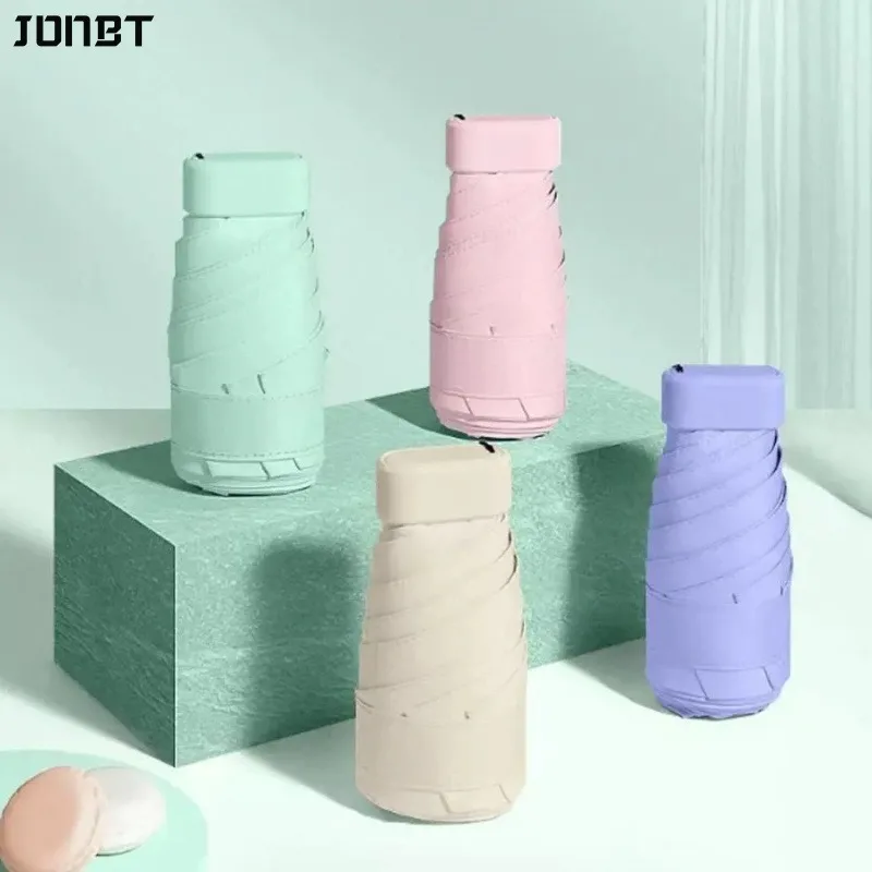 

Portable Mini Pocket Lightweight Foldable Umbrella with Box, 1 Count, Dual-Use for Sun & Rain, Ideal for Outdoor Activities