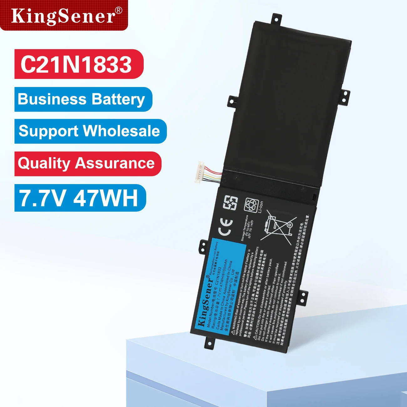 

Аккумулятор KingSener C21N1833 для ASUS ZenBook 14 UM431 UM431DA-AM020T UX431 UX431FA UX431FN UX431FL UX431DA UX431FN-AN002T