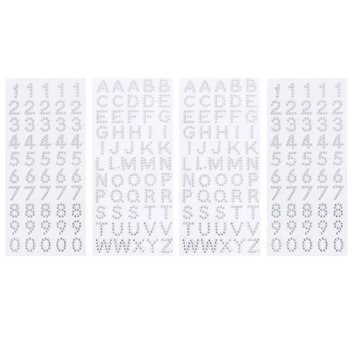 

English Letters Numbers Stickers Acrylic Educational Learning Sheets Develop Numbers Letters Color Cognition Hand Eye