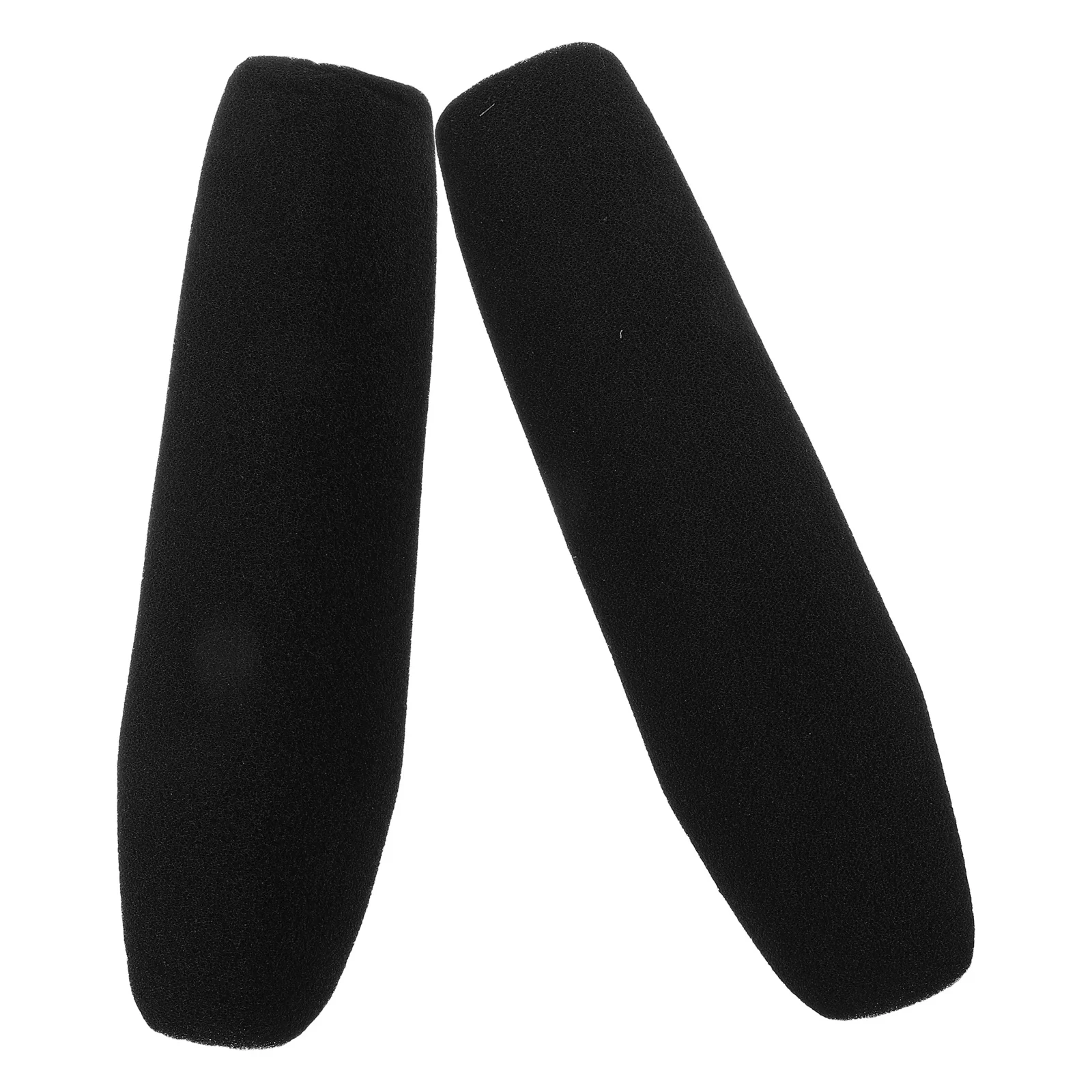 

2Pcs Windproof Microphone Sponge Protector High Density Noise Reduction for Outdoor Interviews Video Camera Mic Shield Anti