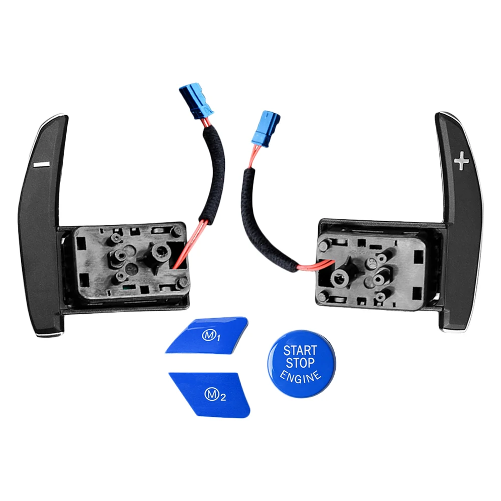 

Steering Wheel Shifter Extension Steering Wheel M1 M2 Button Switch Cover Fit for BMW 1 Series F20/F21 M Sport 2012-2019