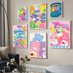 1PC Cartoon C-Care B-Bears Poster Paper Print Home Living Room Bedroom Entrance Bar Restaurant Cafe Art Painting Decoration