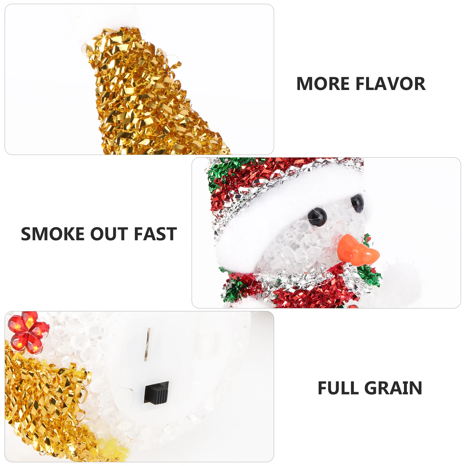 3 قطعة LED الملونة ثلج أضواء الليل عيد الميلاد متوهجة حفلة عيد الميلاد الديكور مشرق مصباح الليل الدافئ أضواء LED #1