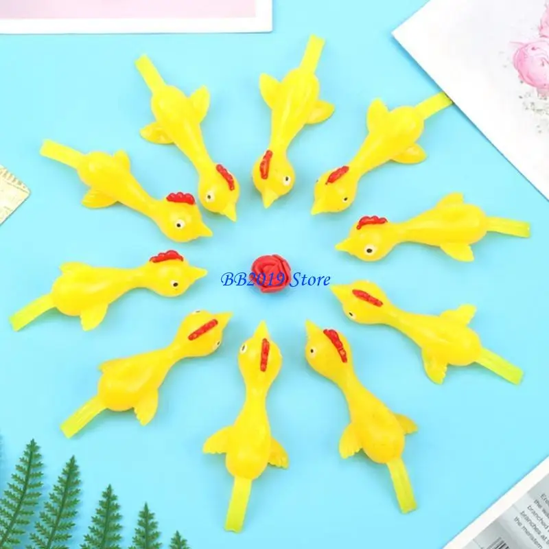 

Q0KB Finger Turkey Sensory Sticky Animal Stretchy Toy Office Gift