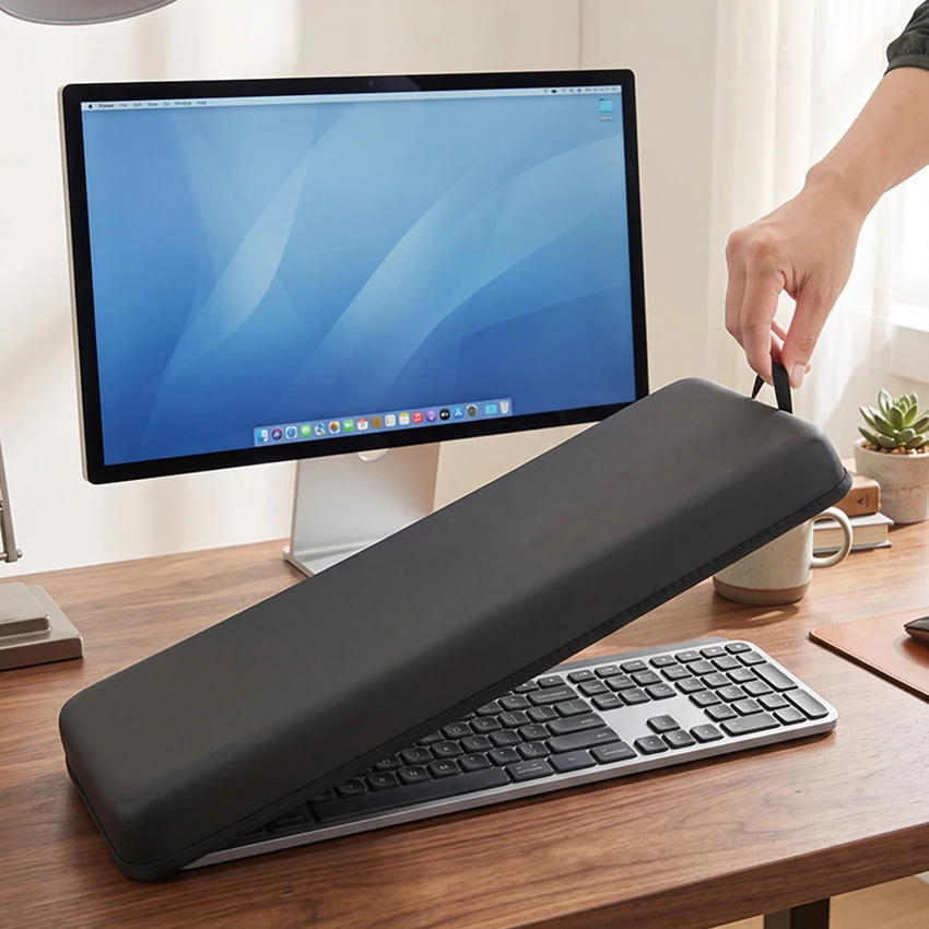 For MX Keys S EVA Hard-Shell Keyboard Case with Handle Dust-Proof Protective Cover Accessories