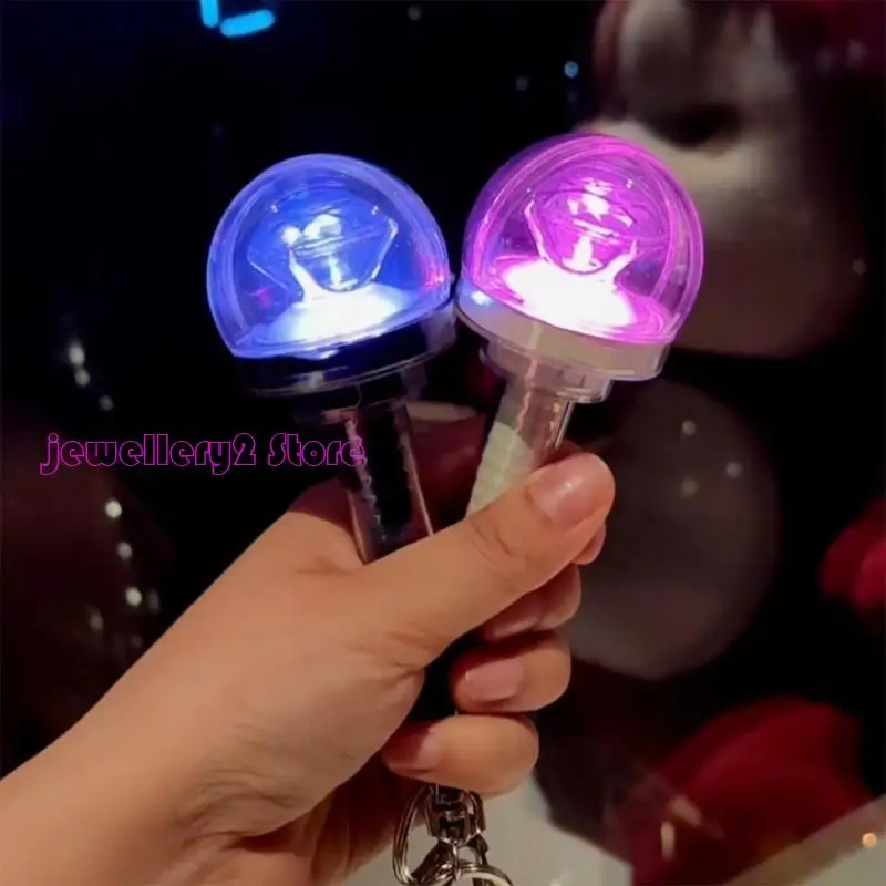 C9GF متعددة الاستخدامات LED Keychain القلادة تزين لطلاب الحفلات الموسيقية ومشجعي الرياضة
