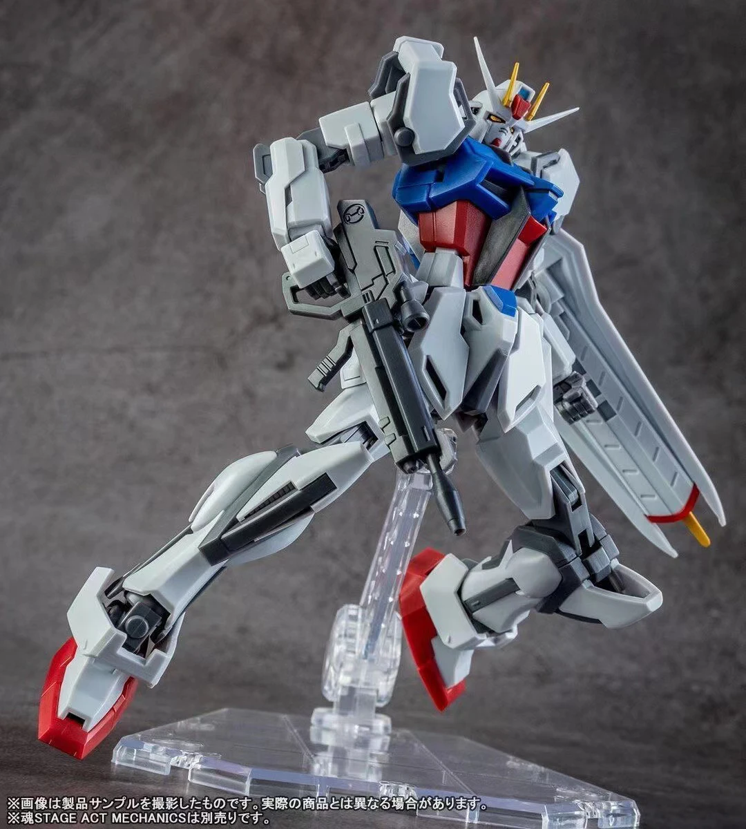 BANDAI In Stock Original THE ROBOT SPIRITS MS SEED Strike Gundam Anime Figures Action Model Toys