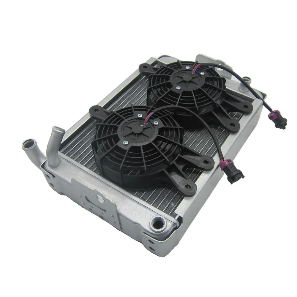 Cooling Radiator and Fan Assy With Waterproof Plug for Linhai Hytrack 260cc 300cc Motorcycle Parts