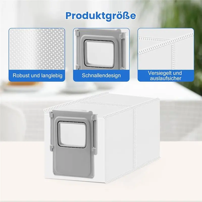 B06B-Vacuum Cleaner Bags For DJI Romo A/Romo S/Romo P Vacuum Cleaner, Large Capacity Non-Woven Fabric Vacuum Cleaner Bags