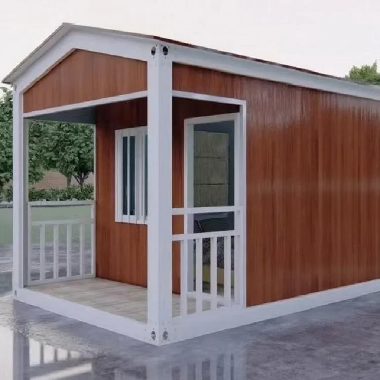 Customized Prefabricated Tiny House Easy-to-Assemble Container Home in Steel Material for Apartments and Hotels