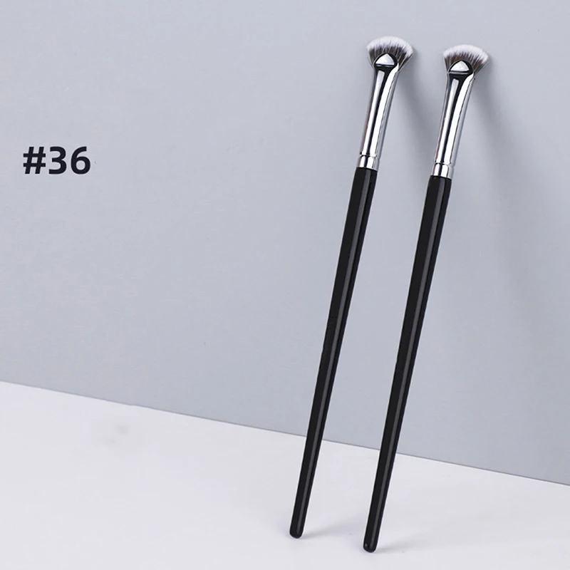 1PCS Professionele waaiervormige wimperborstel Zacht Geen verlies Schoonheid Wimper Make-up Kwasten Mascara Markeerstift Poeder Smudge Tool