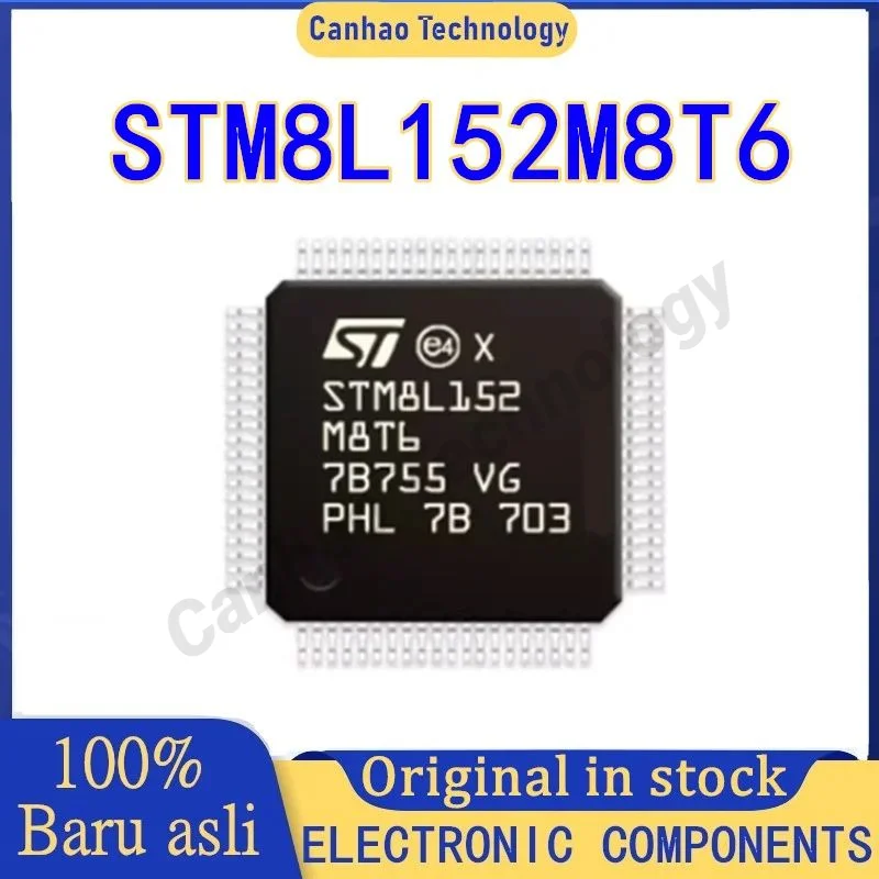 STM8L152M8T6 LQFP80 Microcontroller Chip in stock