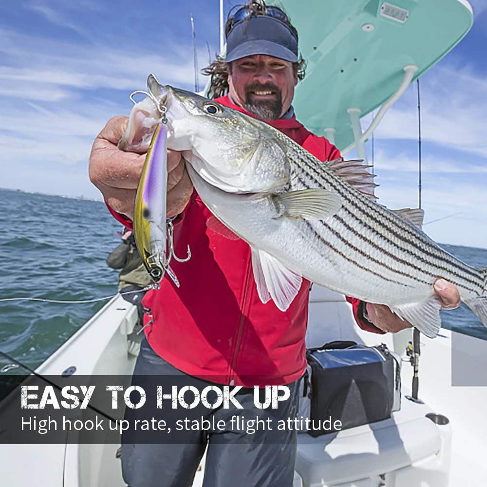 Minnow hundido Señuelo silicona pesca lucio mar - imagen 3