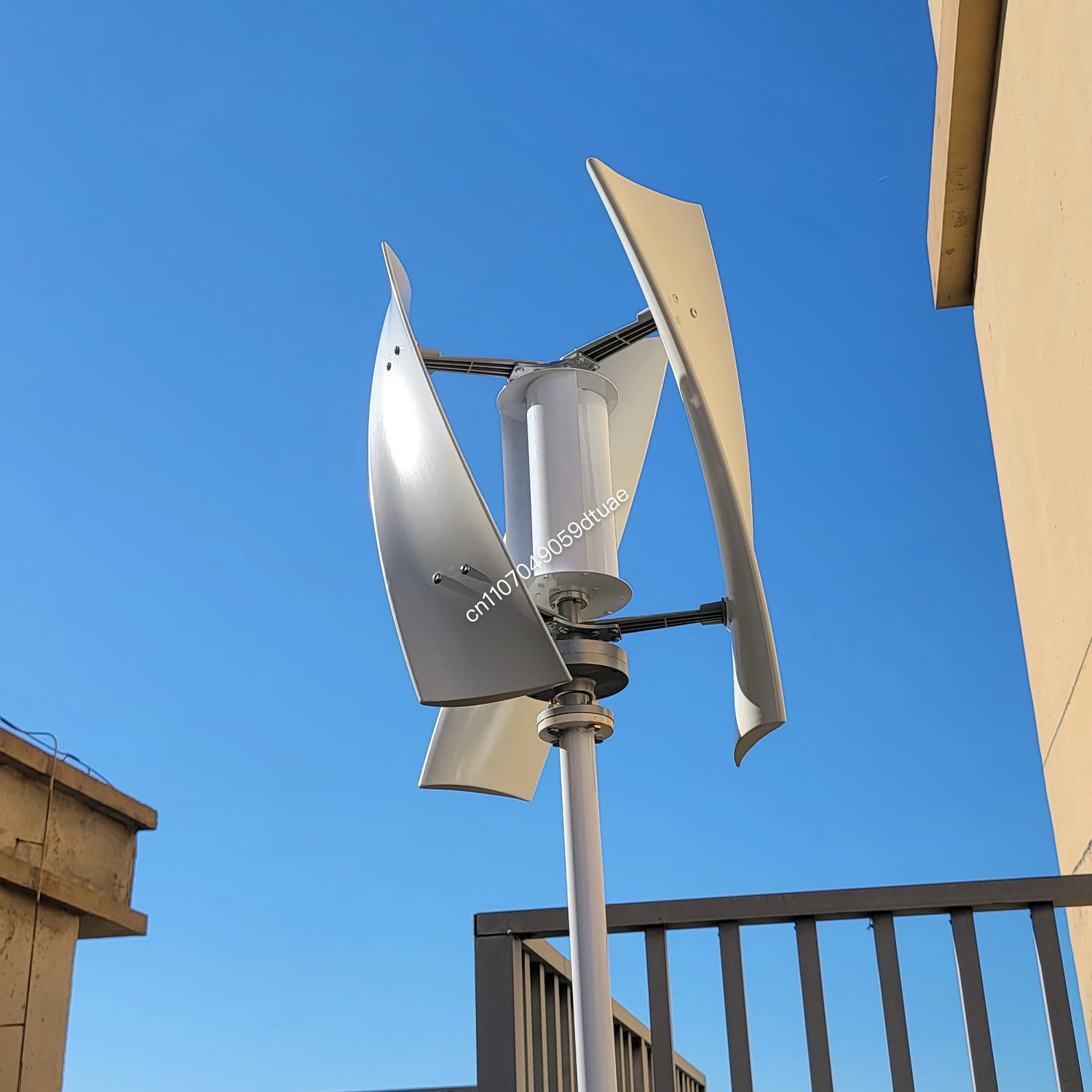 

New Energy Vertical Wind Turbine Windmill Generator 10kw 5kw 6000W 12V/24V/48V Low Noise Speed Start With Hybrid Controller