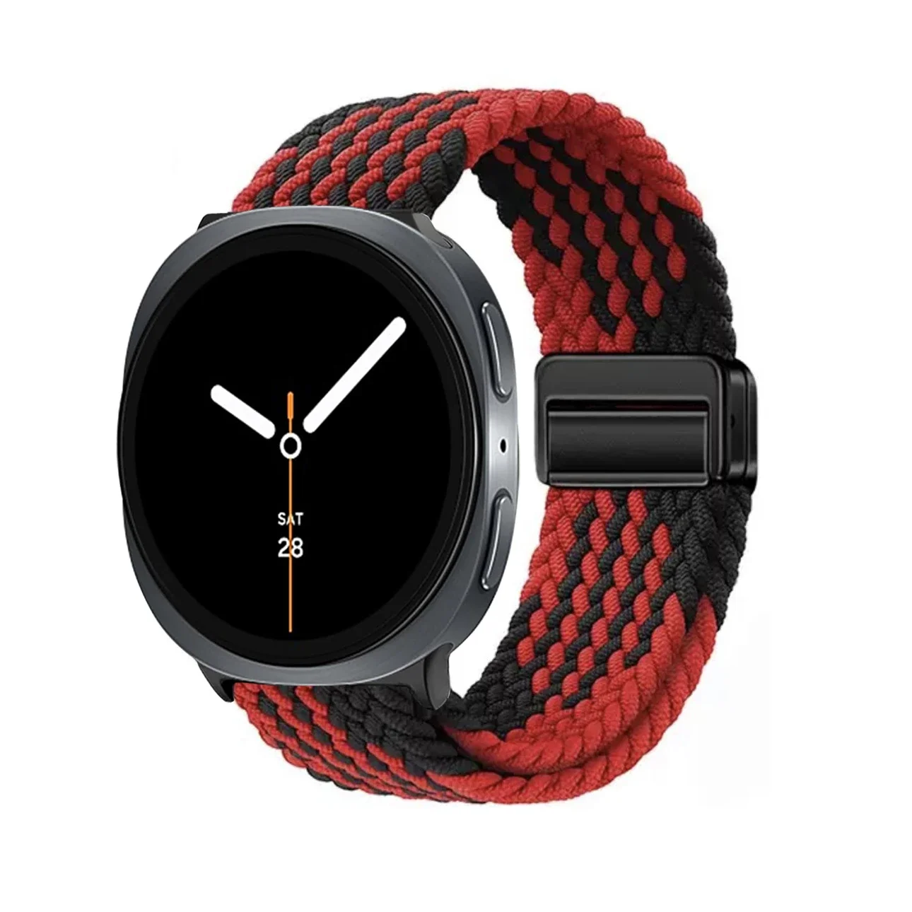 Geflochtenes Solo-Loop-Armband für Samsung Galaxy Watch 8 40/44mm Zubehör Nylon-Armband Correa Galaxy Watch 8 Classic Band 46mm – Detail 13