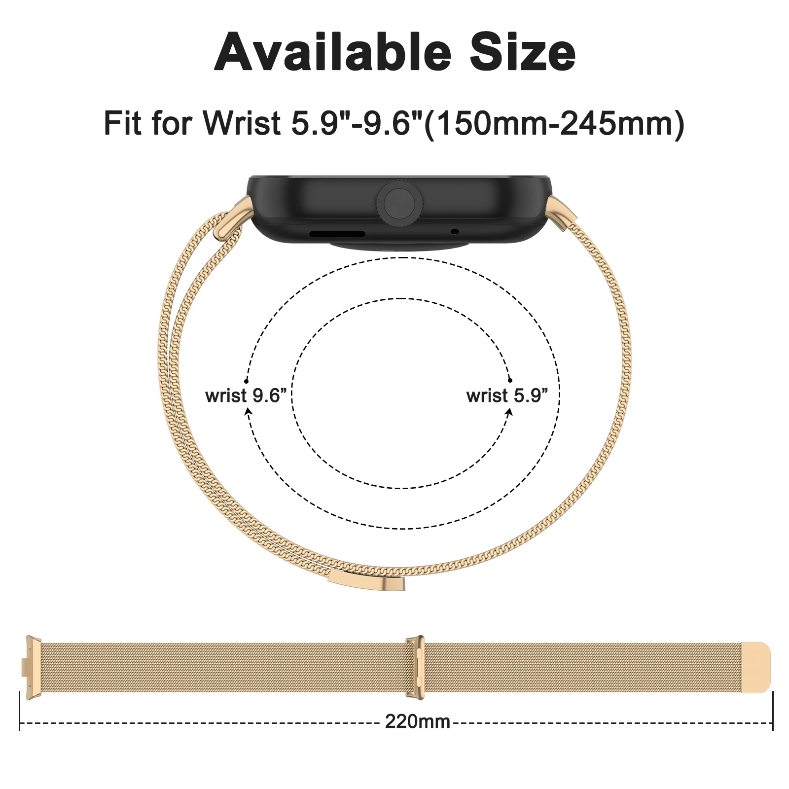 Pulseira de aço inoxidável para redmi watch 4, pulseira magnética com laço milanês para xiaomi band 8 pro, acessórios de pulseira