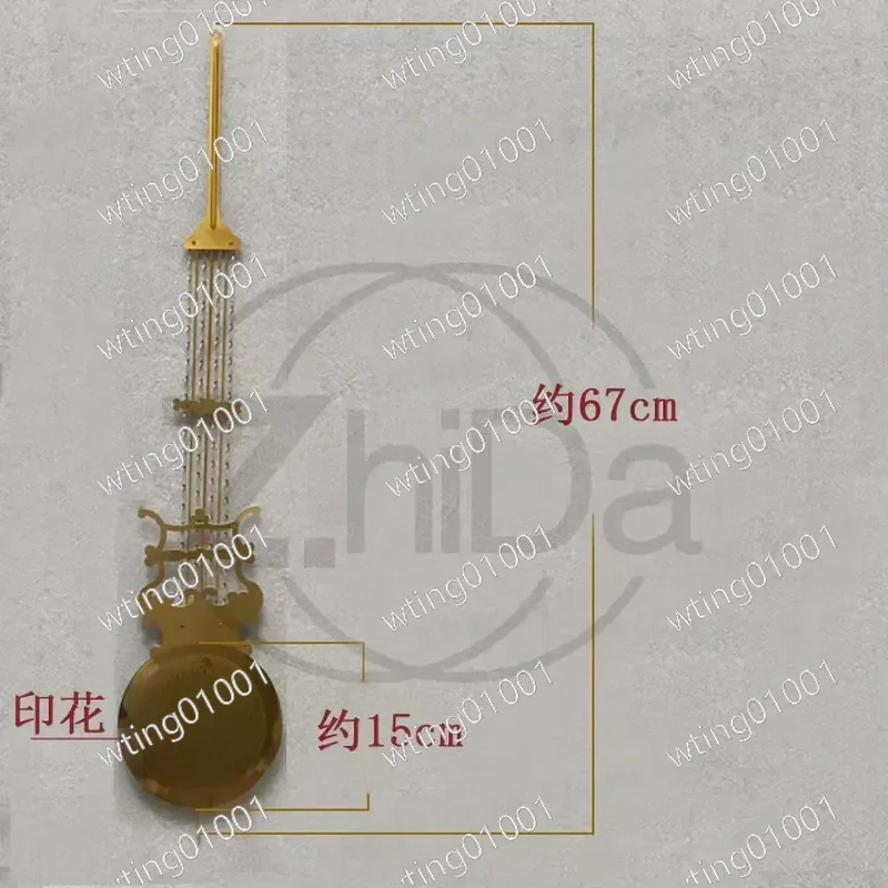 for Vintage Mechanical Clocks 6 Inch Long Pendulum Replacement Large Floor Timepiece Feng Shui Decor Accessory Precision