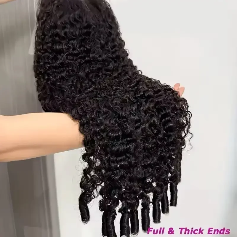 30 36 Inch  Burmese Curly Hair Wig 13x6 HD Lace Front Human Hair Hair Wig 250% Density 13x4 Lace Front Loose Deep Wave Wig image 2