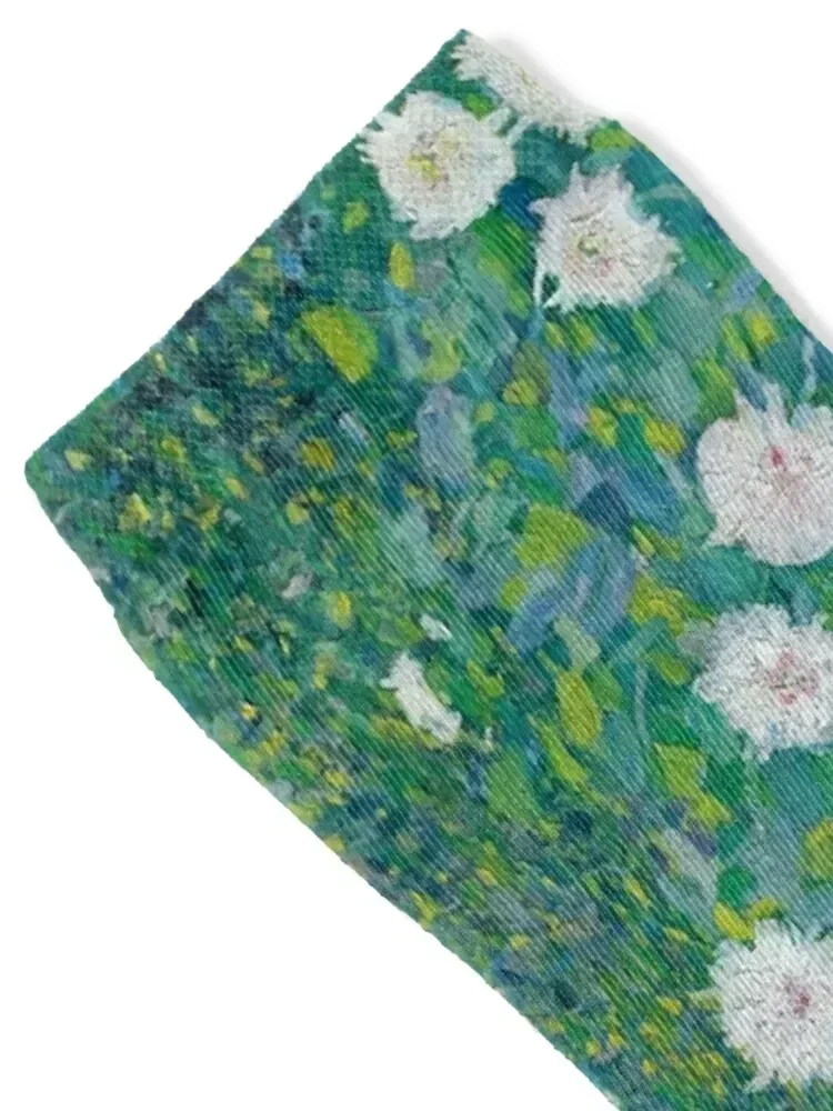 Gustav Klimt - Cottage Garden Socks hiphop Soccer Stockings compression Christmas Women's Socks Men's