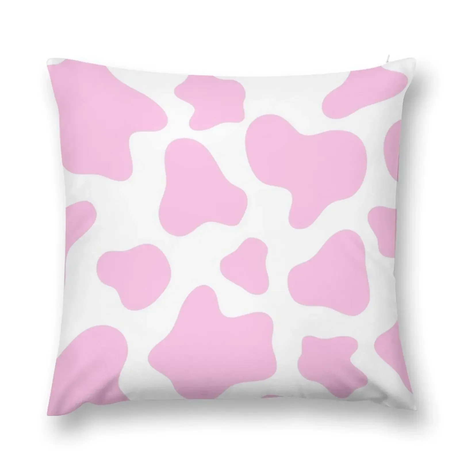 

Strawberry Cow Print Light Pink Throw Pillow Custom Cushion Decorative pillowcase Covers For Sofas pillow