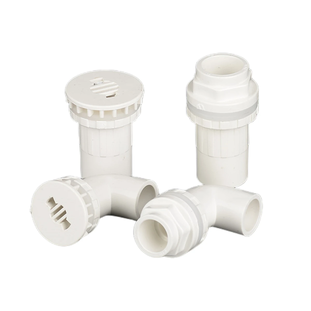 White PVC Pipe Connectors 20 25 32mm Elbow Straight Tee Fish Tank Drain Pipe Garden Irrigation Water Supply Tube Drainage Parts