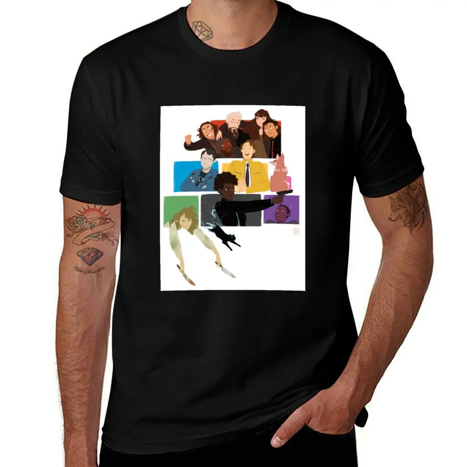 CASES SOLVED WITH ARGUABLE EFFICENCY T-Shirt Work Comfort for Men T-Shirt