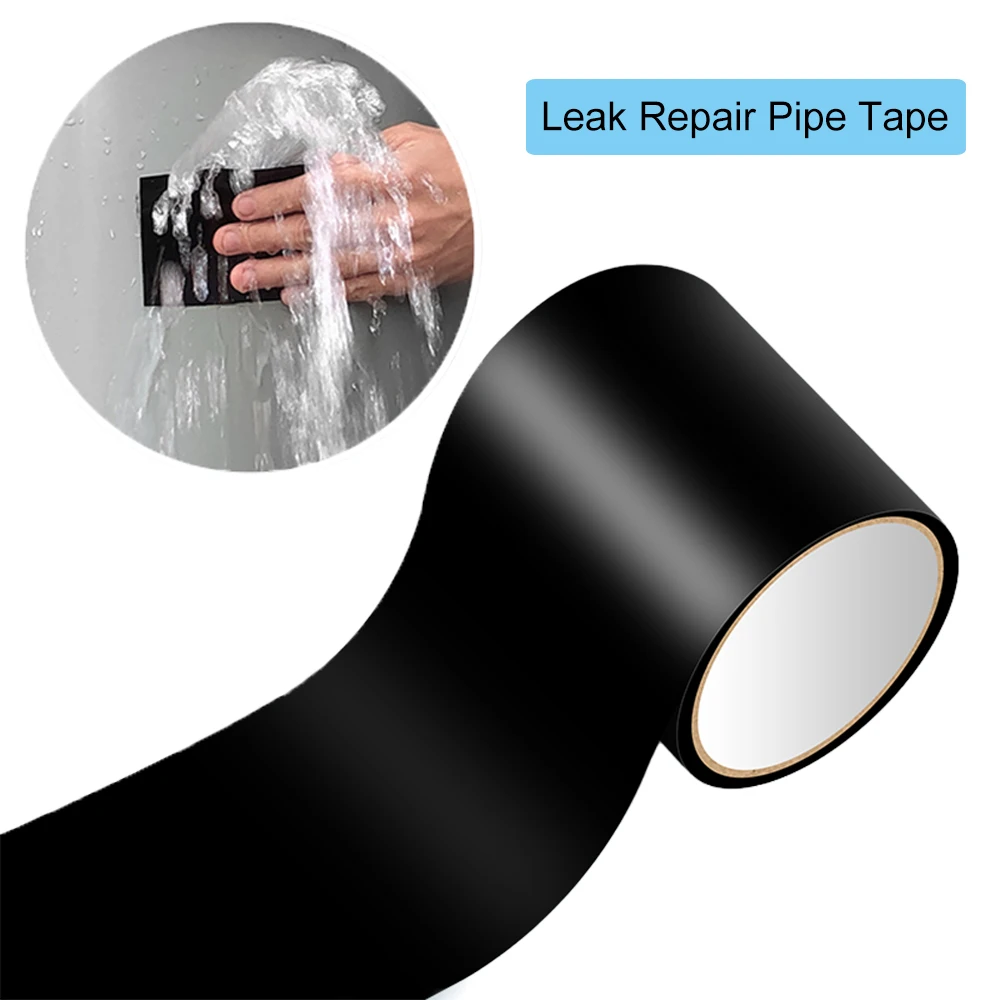 Leck reparatur Rohrband Faser abdeckung Stopfen Wasser band Bad Leckage Eimer Aufkleber starkes wasserdichtes Klebeband 150cm/Rolle