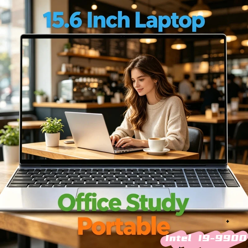

I9-9900 2026 High-Speed Ultra Slim 15.6" Laptop 32GB RAM 2TB M.2 SSD Windows 11 Pro Office & Study