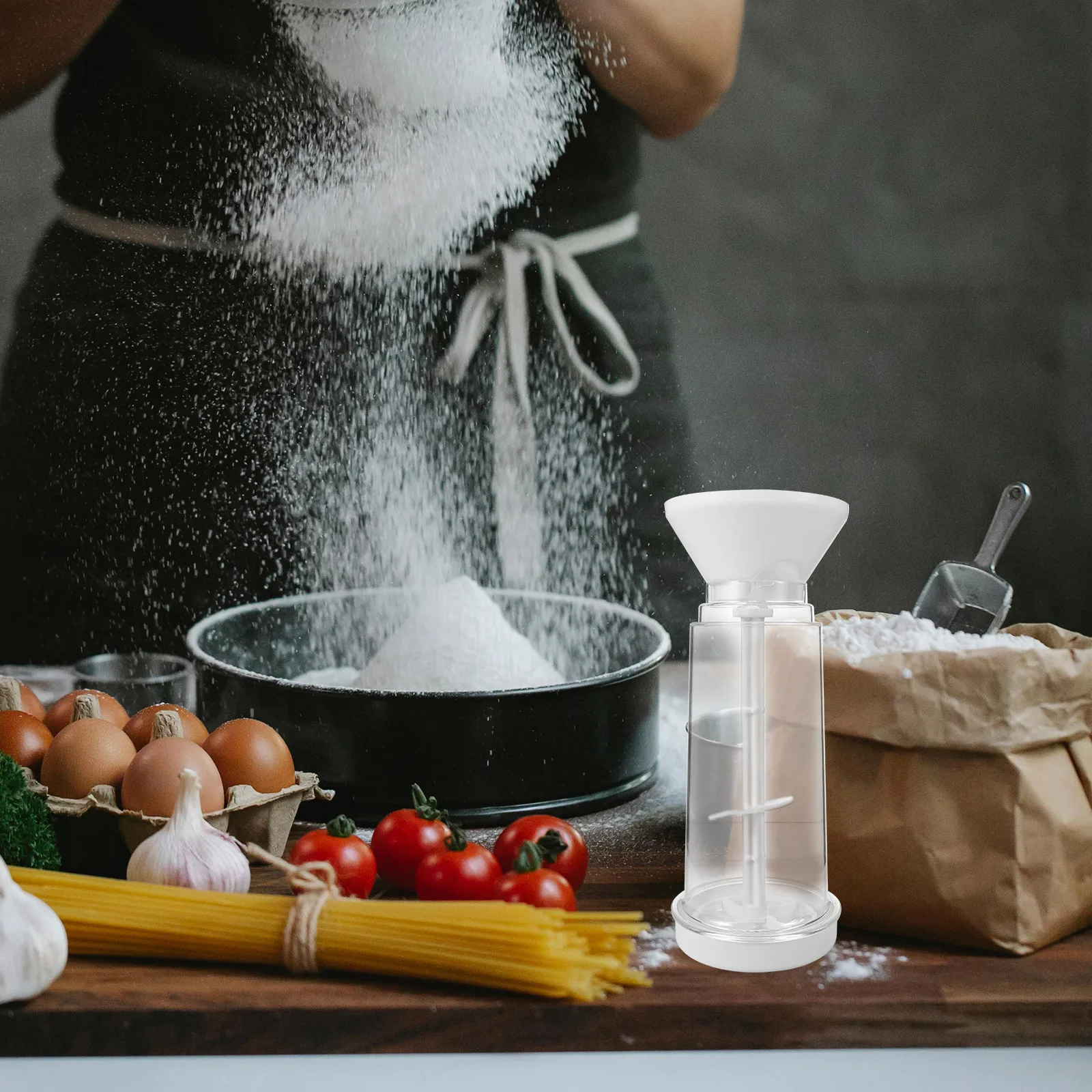 

Cup-Type Flour Sifter Stainless Steel Powder Sugar Duster For Baking Kitchen Tools Portable Sifting Device