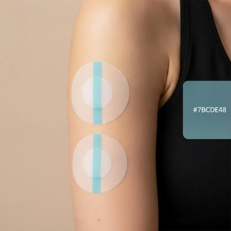 10Pcs Sensor Covers Latex Free Adhesive For Libre2/3 Precut CGM Tape Waterproof Strong Stick Long-Term Use