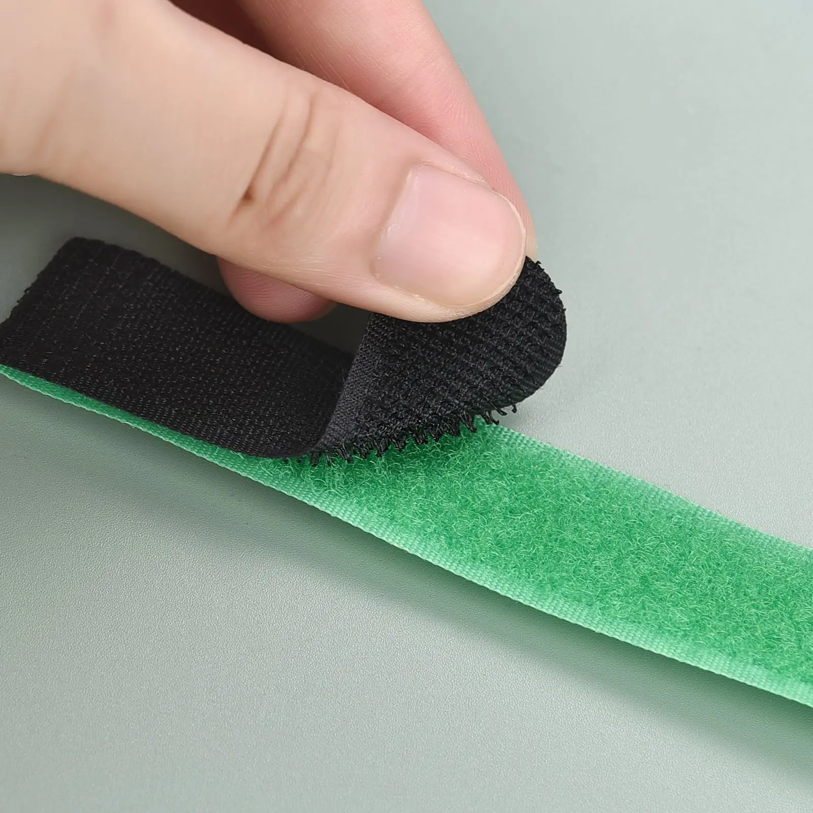 10Pcs Nylon Cable Ties Reverse Buckle Strap 2cm Width Reusable Magic Self Adhesive Tape Fastener Hook Loop Fixed Strap Durable