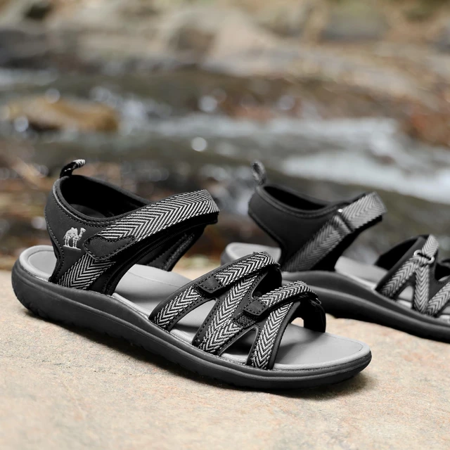 GOLDEN CAMEL Hiking Sandals for Women Strappy Water Sandal Comfortable Lightweight Walking Beach Sandal for Outdoor Sport Travel AliExpress