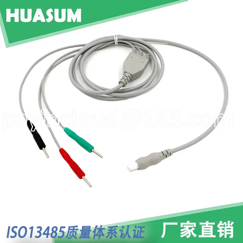 Compatible with Muscle Electricity Biofeedback Instrument Electrode Wire Lead Wire Electrical Stimulation Output Cable