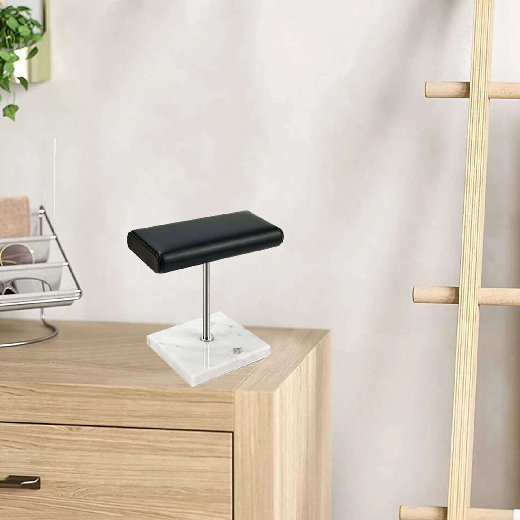 

CYL-2 шт. мраморный браслет для часов, подставка для ювелирных изделий из искусственной кожи, подставка для часов, подставка для размещения стержня, 12 см и 14 см