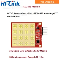 Free Shipping 24G liquid level detection radar sensor module LD2413 10M contactless high-precision distance measurement sensor