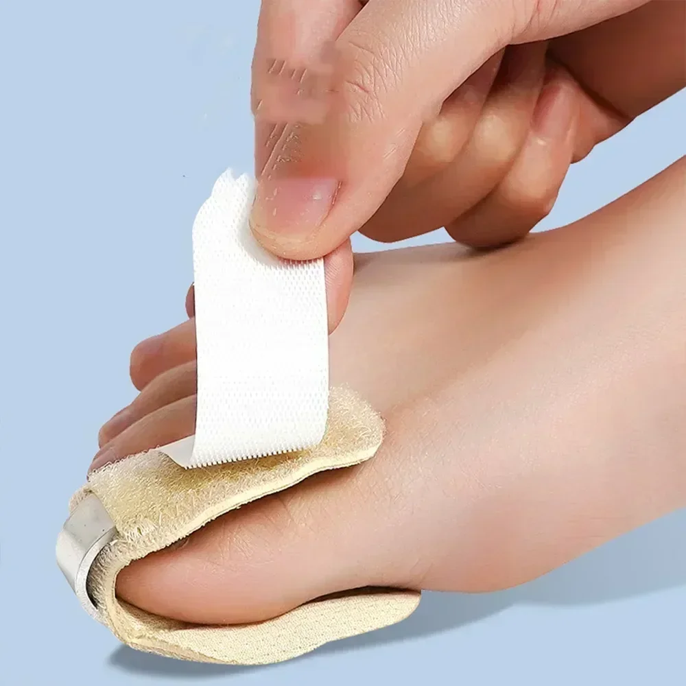 1pc Toe Splint Toe Straightener Hammer Finger Hammertoe Splint Toes Wrap Covers Broken Support Corrector Crooked Foot Care Tools