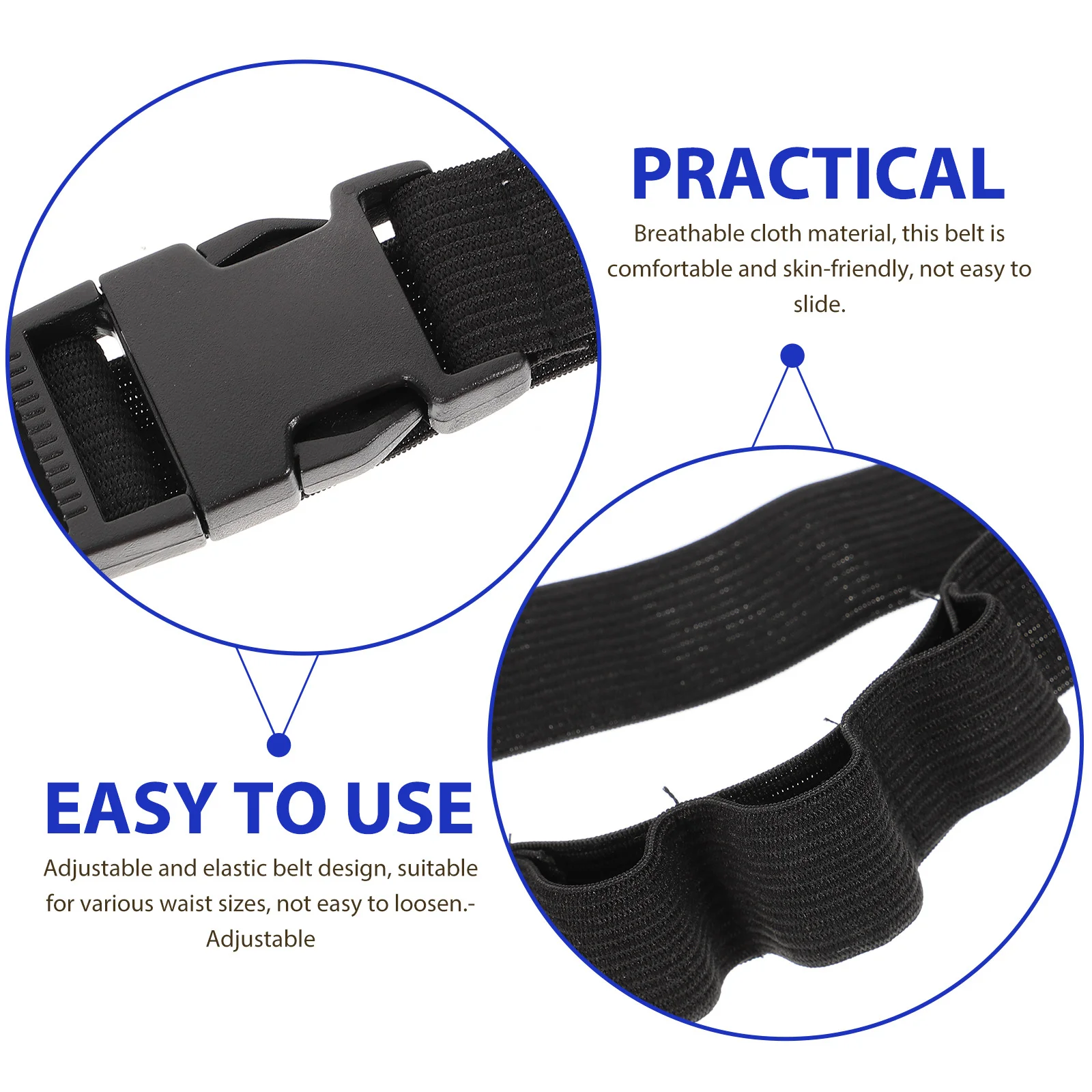 

2pcs Running Race Number Belt Adjustable Lightweight Reflective Waistband For Marathon Jogging Outdoor Sports Gear