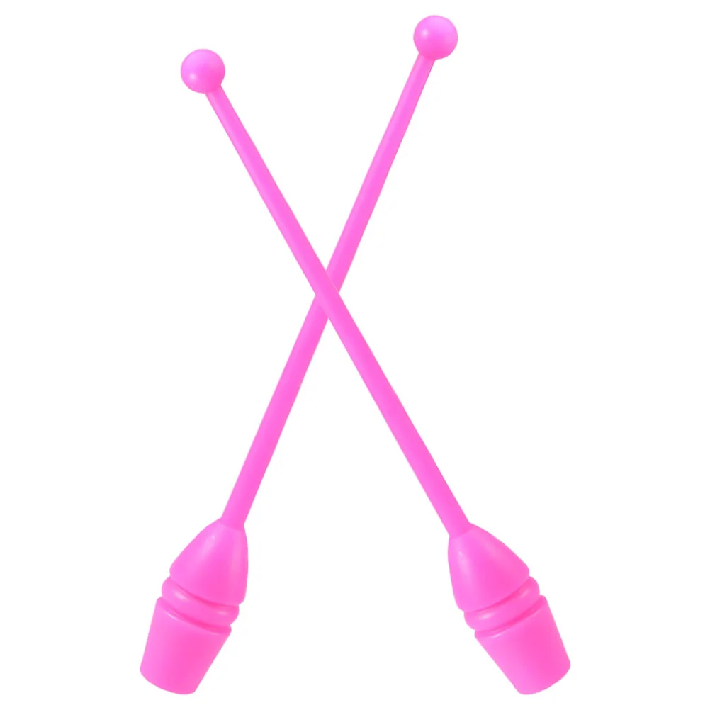 Gymnastics Stick Artistic Calisthenics Decorative Prop Colored Pole Adult Portable