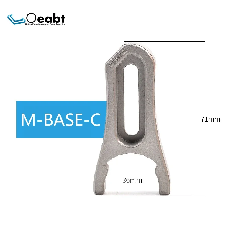 M-BASE-C Press Plate Optical Stainless Steel Fork Breadboard Fixing Element Precision Experiment Base