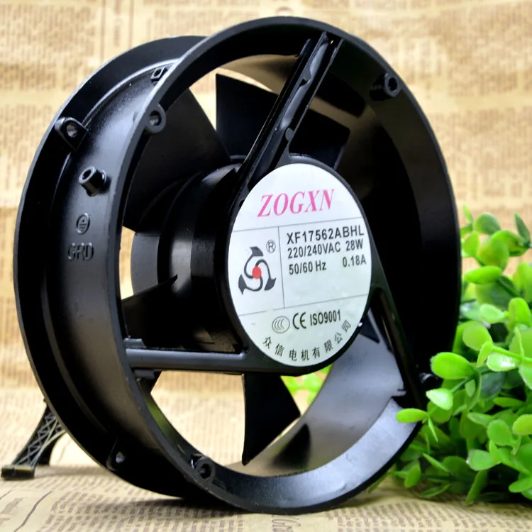 Imagem -03 - Axial Flow 1752 Ball Bearings 220v Equipment Cabinet Fan Cooling Fan Xf1752abhl