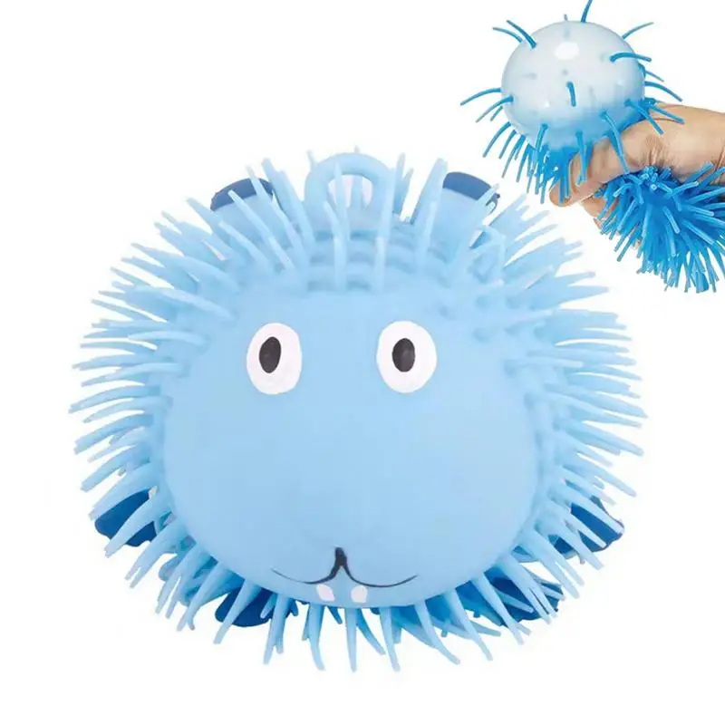 Bola de sopro brinquedos macio alívio do estresse puffer bola de borracha brinquedos para criança brilhante elasticidade stretchable puffer bola para meninos menina