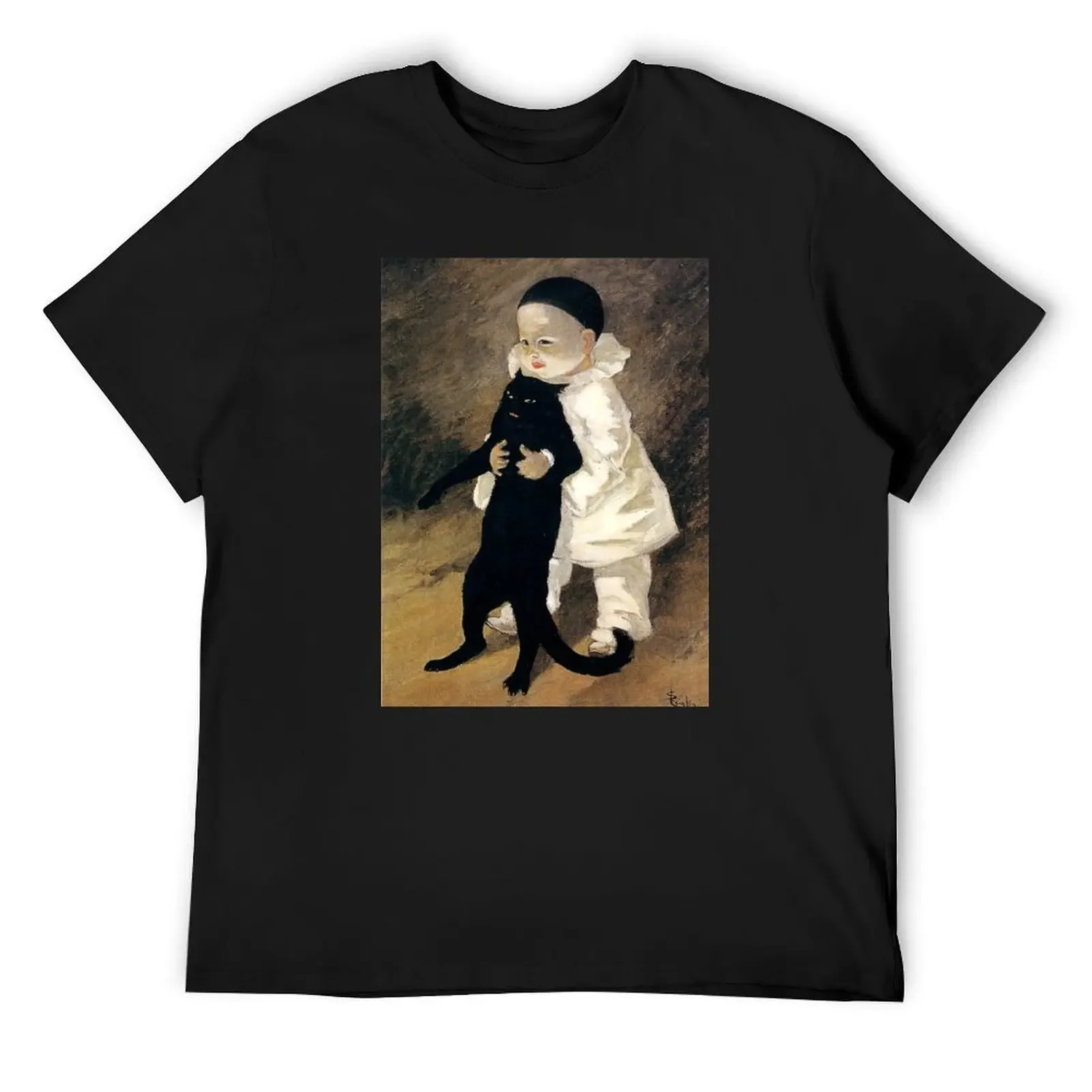 Pierrot et le Chat (Pierrot and cat) _Théophile Alexandre Steinlen Painter (1859-1923) T-Shirt