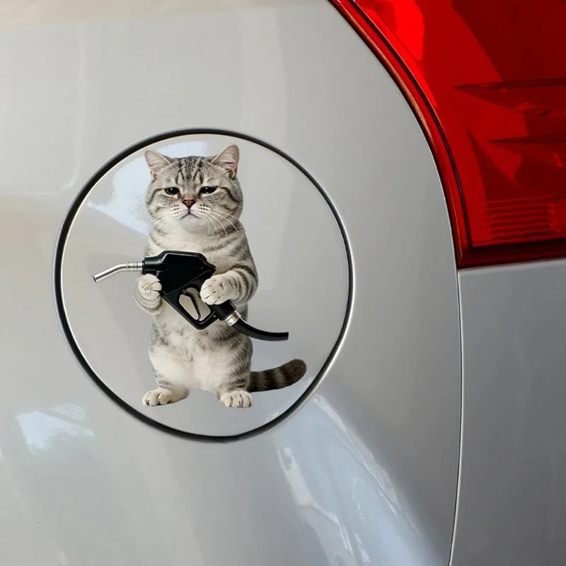 1pc Car Stickers Perfect for Your Gas Cap—waterproof Easy To Apply and Leaves No Residue—add Some Fun To Your Car! view 4