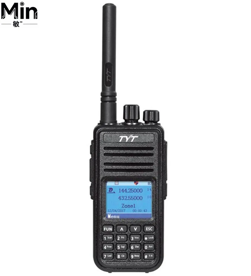 TYT MD-UV390 DMR Digital Handheld Two Way Radio IP67 Waterproof Dustproof VHF UHF Dual Band Walkie Talkie