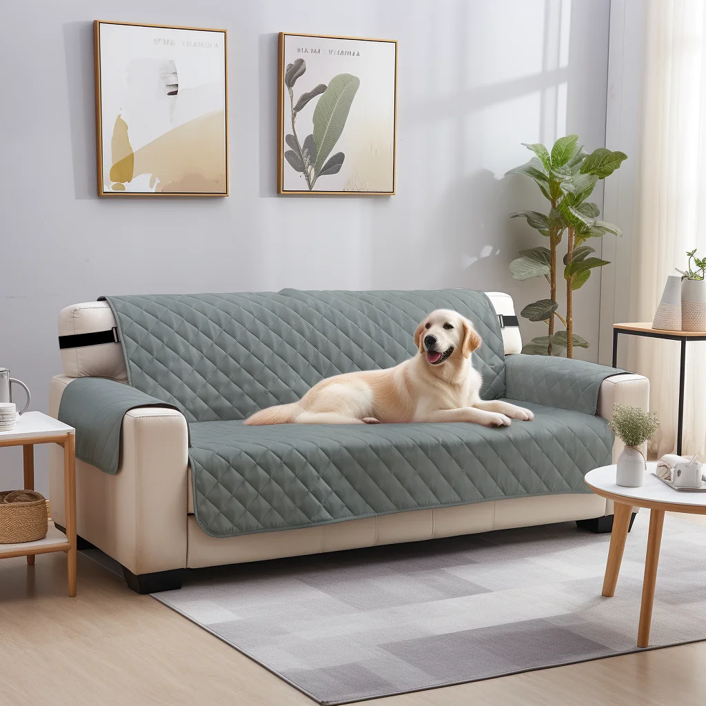 1pc Waterproof Recliner Sofa Chair Cover for Pets Kids Quilted Anti-wear With Elastic Strap Furniture Slipcovers 1/2/3/4 Seater
