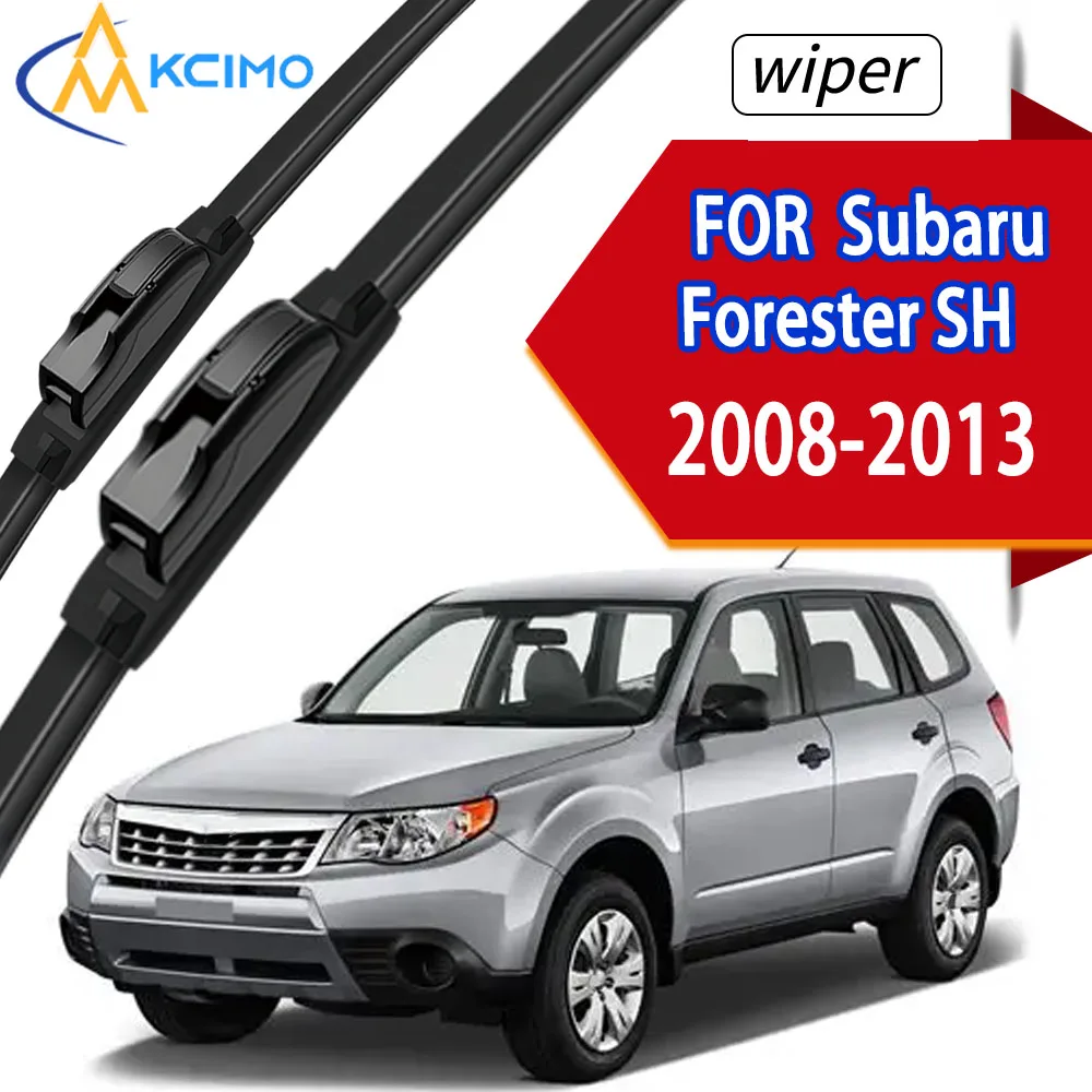 

Durable Rubber Wiper Blades For Subaru Forester SH 2008-2013 Front Windshield Car Parts