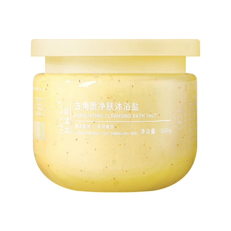 300g Body Scrub Body Care  Peach Fragrance Deep Cleansing Exfoliating Bath Salt Bath Scrub Exfoliating