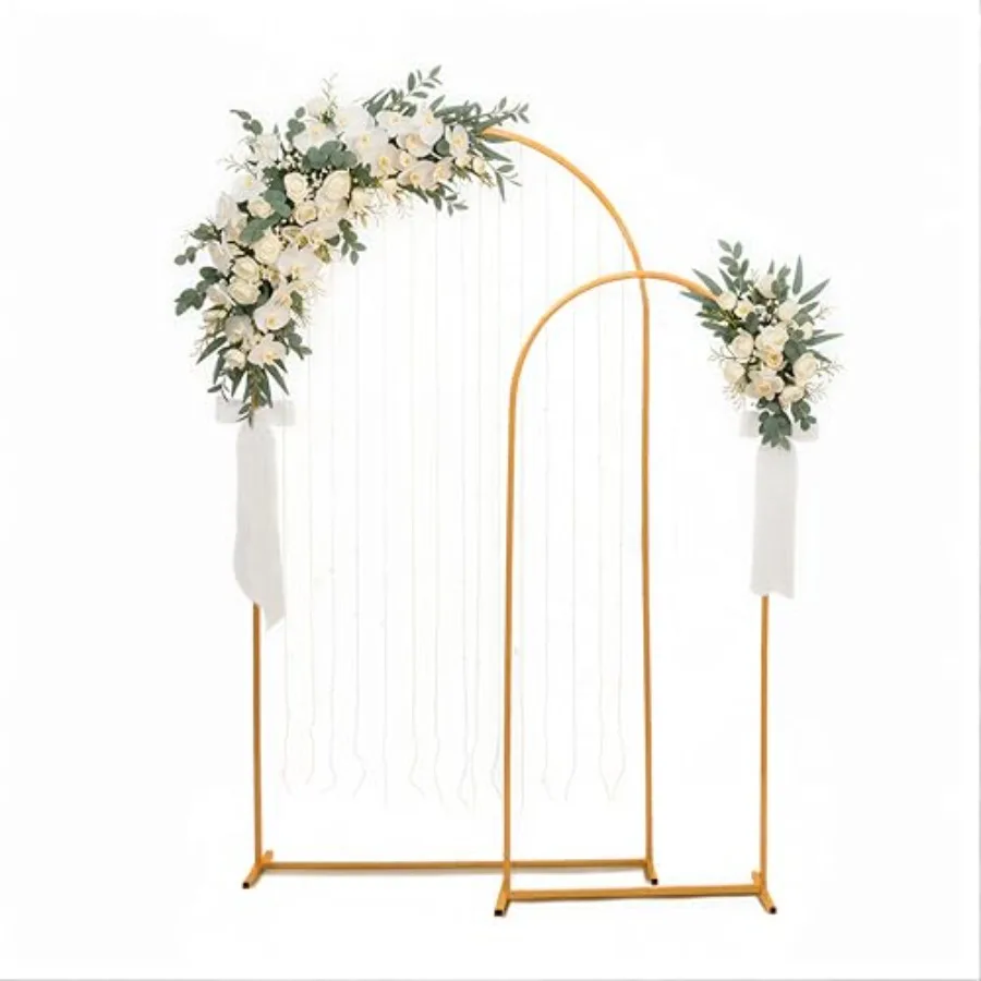 

Стойка для арки Blac Panther 7.2FT+6FT - 2 шт. в комплекте, золотая стойка для арки из шаров для дня рождения, детского праздника, выпускного вечера H