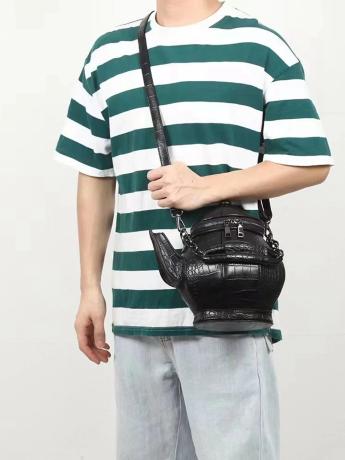 

Повседневная модная сумка через плечо в форме 3D-бутылки вина, многофункциональная уличная сумка для макияжа, унисекс кошелек для телефона