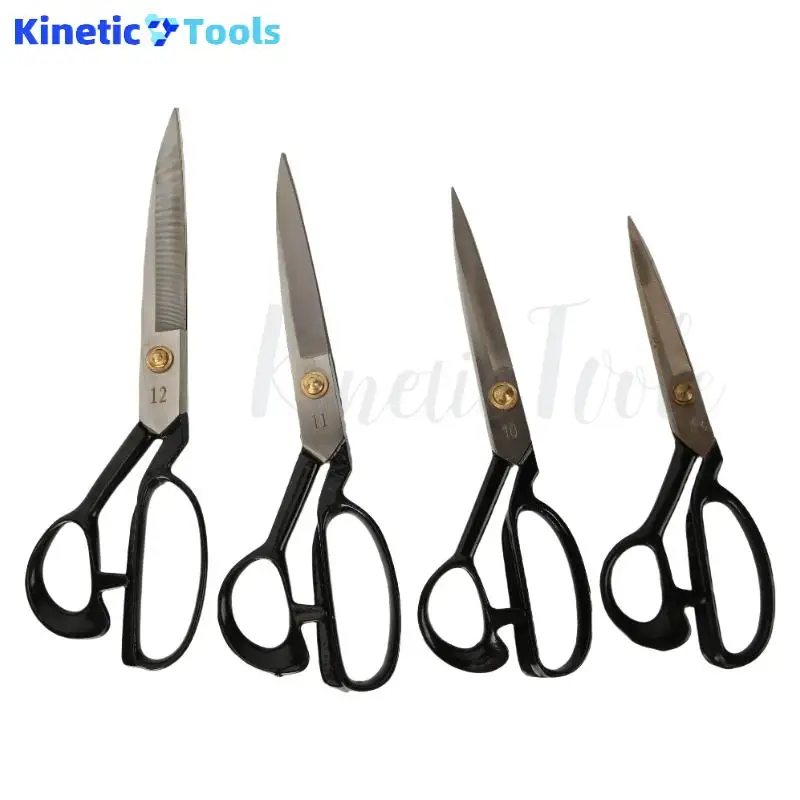 Universal 9/10/11/12 Household Scissors Sharp and Durable Cutting Clothes Professional Size Cutting Tools